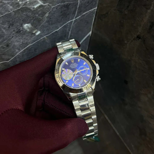 Rolex Oyster Perpetual Cosmograph Daytona with a Blue Dial