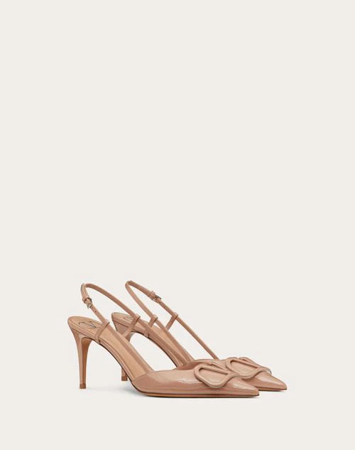 Valentino Beige Lace-up Heel
