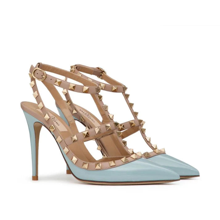 Valentino Garavani Rockstud Blue Pumps