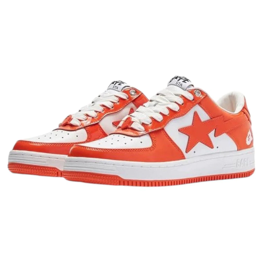 A Bathing Ape Bape Sta Low Orange Meezan