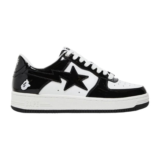 A Bathing Ape Bape Sta Low Black White Meezan