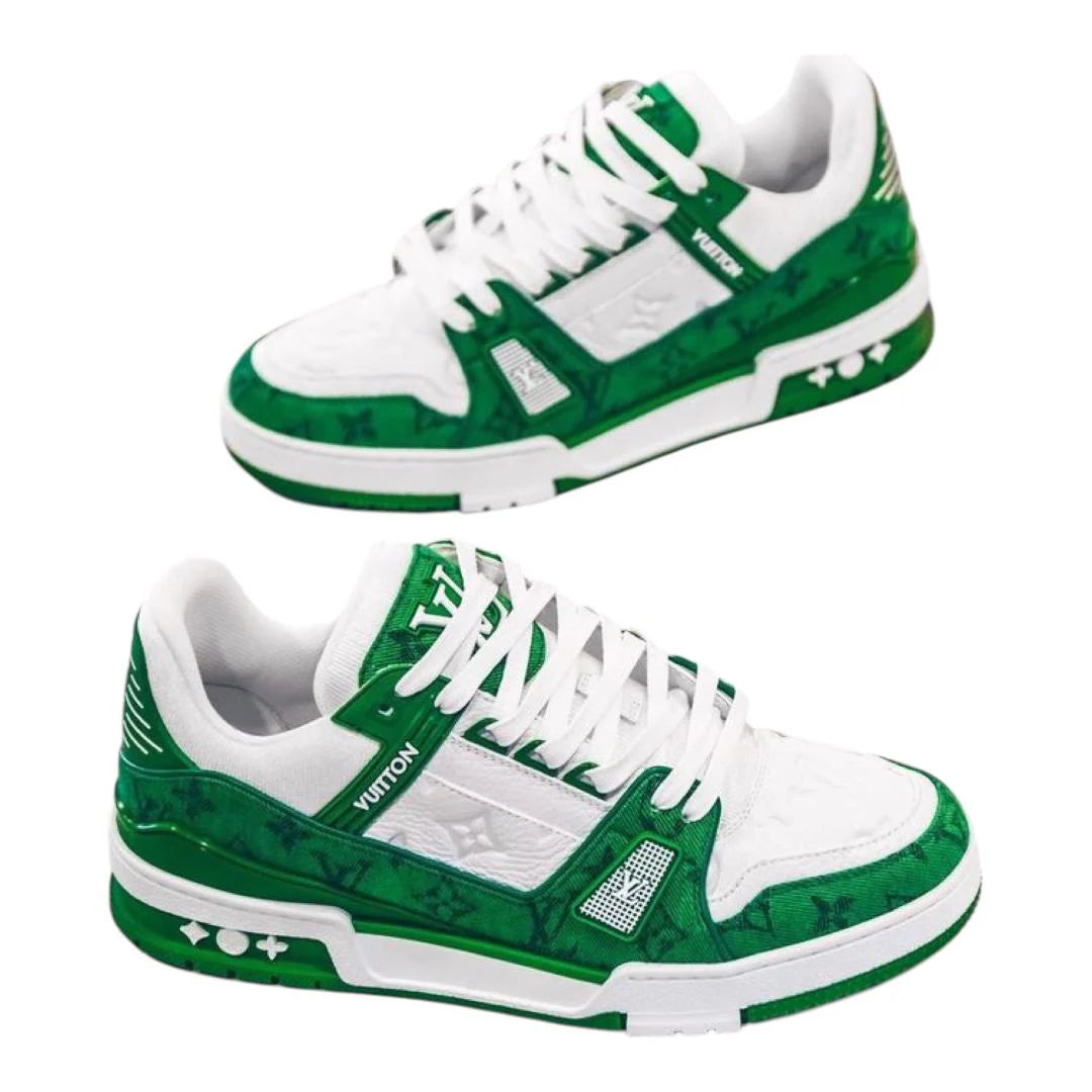 LV Trainer Green & White Meezan